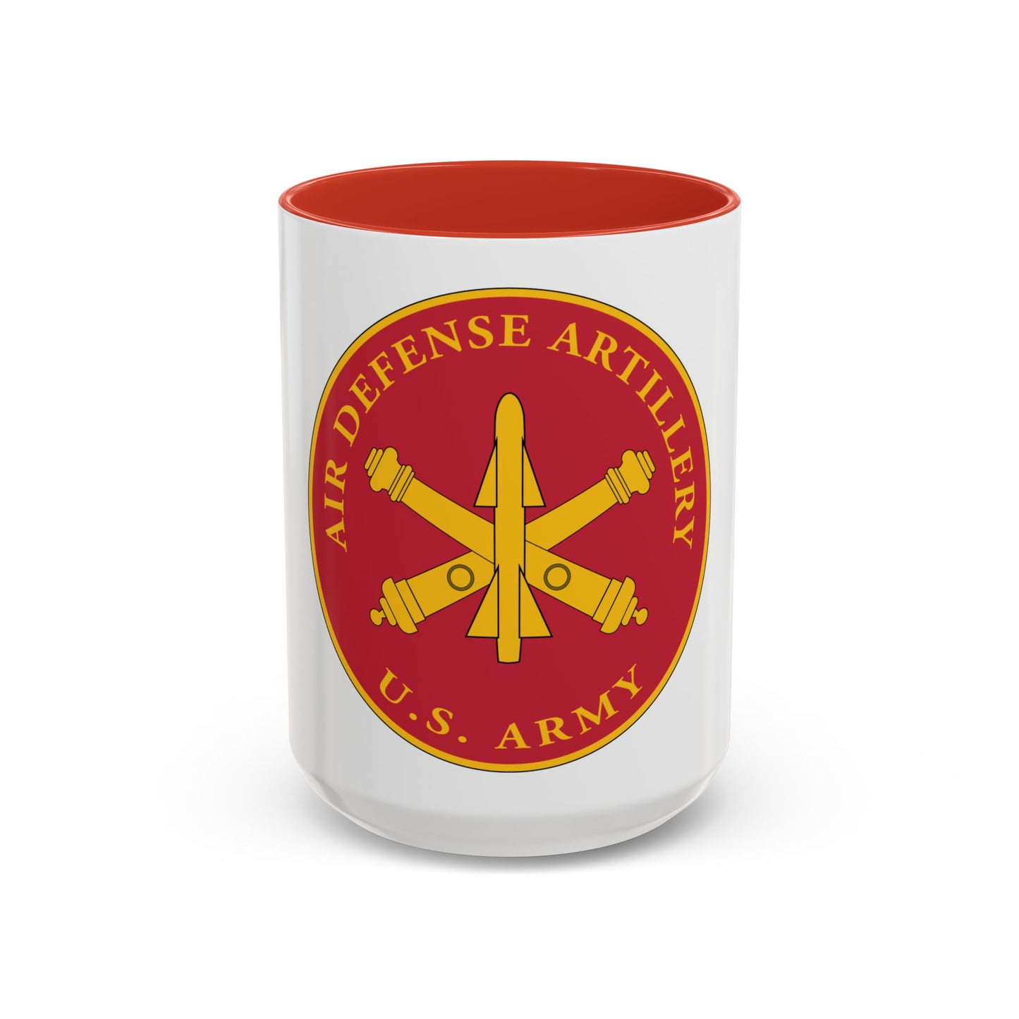 USAADAPLAQUE Air Defense Artillery Branch (U.S. Army) Accent Coffee Mug