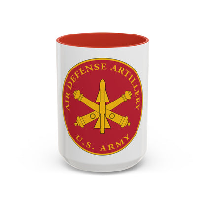 USAADAPLAQUE Air Defense Artillery Branch (U.S. Army) Accent Coffee Mug