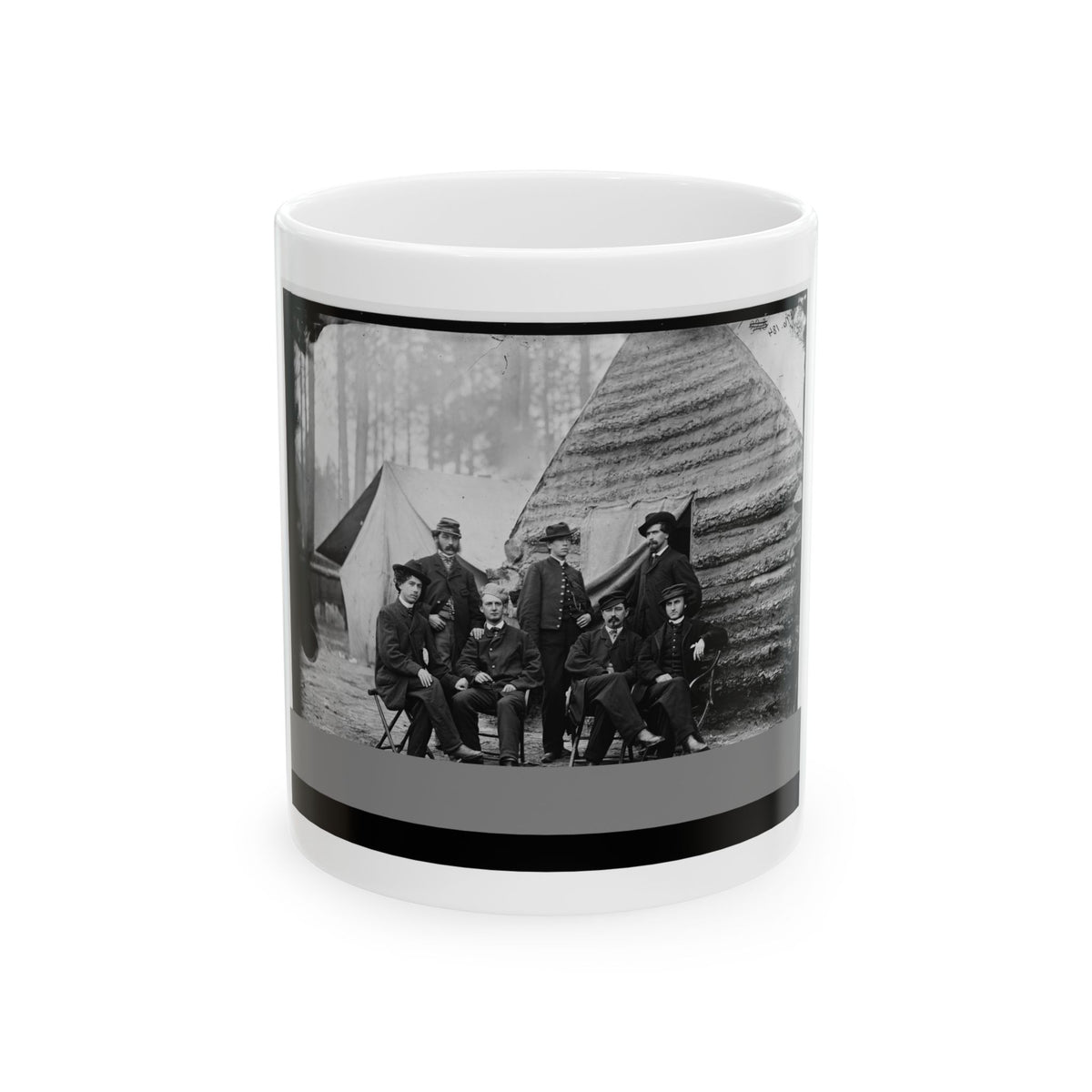 Brandy Station, Va. Clerks At Army Of The Potomac Headquarters (U.S. Civil War) White Coffee Mug