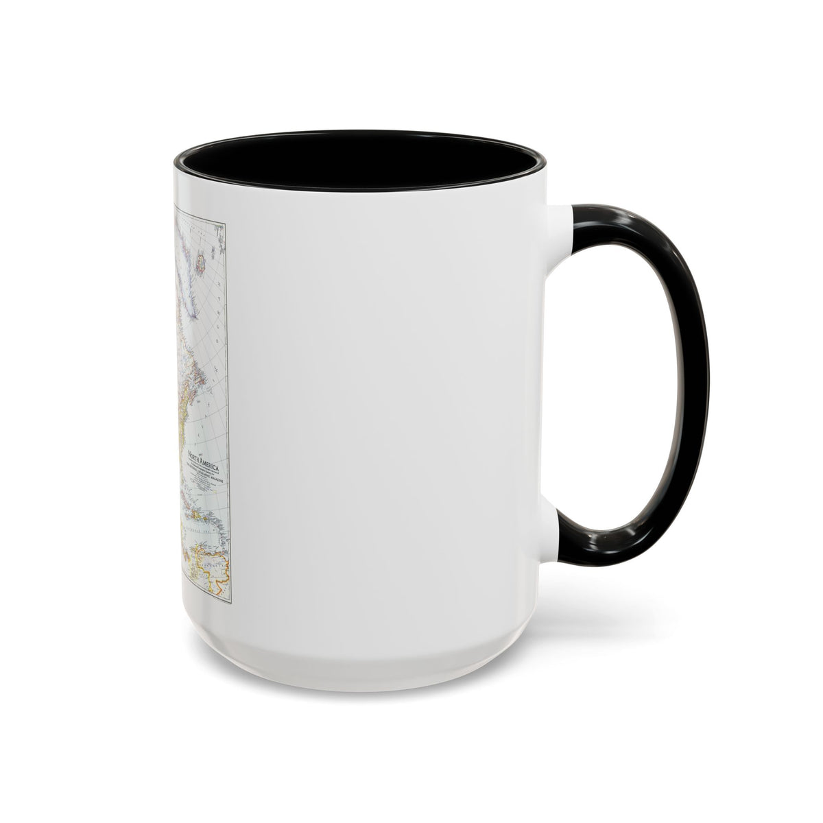 North America (1942) (Map) Accent Coffee Mug