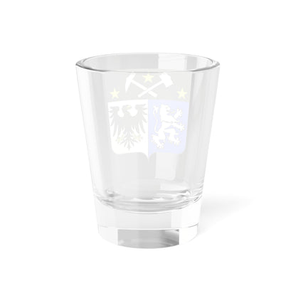 Héraldique Ville be La Calamine (Belgium) (Coat of Arms) Shot Glass 1.5oz