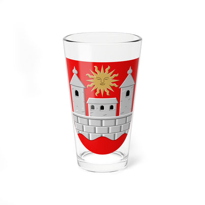 Hämeenlinna.vaakuna (Finland) (Coat of Arms) Pint Glass 16oz