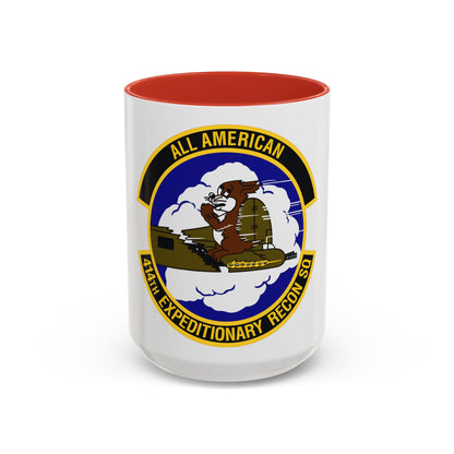 414th Expeditionary Reconnaissance Squadron (U.S. Air Force) Accent Coffee Mug