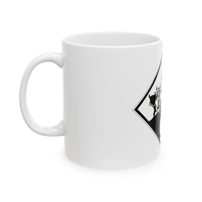 N-00 1926 template (Nebraska) (Road Sign) White Coffee Mug