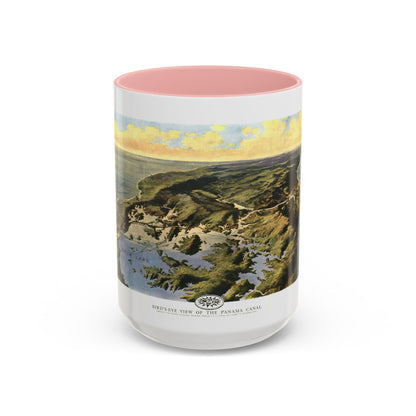 Central America - Panama Canal (1912) (Map) Accent Coffee Mug