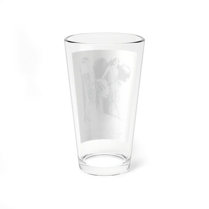 Paris Draws a New Color Line (2), Harper's Bazaar, April 1927 (Magazine Illustration) Pint Glass 16oz