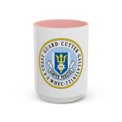 US Coast Guard Cutter Gallatin WHEC 721 (U.S. Coast Guard) Accent Coffee Mug