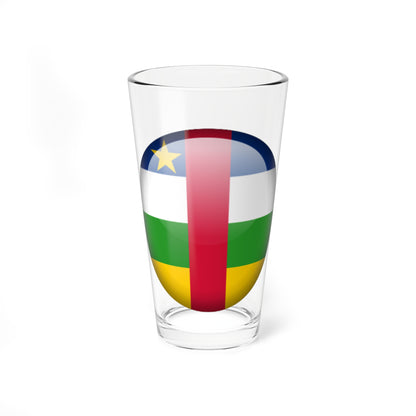Flag orb Central African Republic (Central African Republic) Pint Glass 16oz