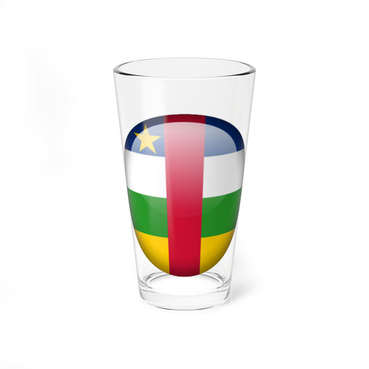 Flag orb Central African Republic (Central African Republic) Pint Glass 16oz