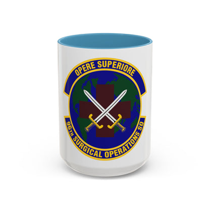 96th Surgical Operations Squadron (U.S. Air Force) Accent Coffee Mug