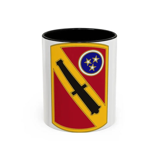 196th Field Artillery Brigade v3 (U.S. Army) Accent Coffee Mug 11oz Black - Go Mug Yourself