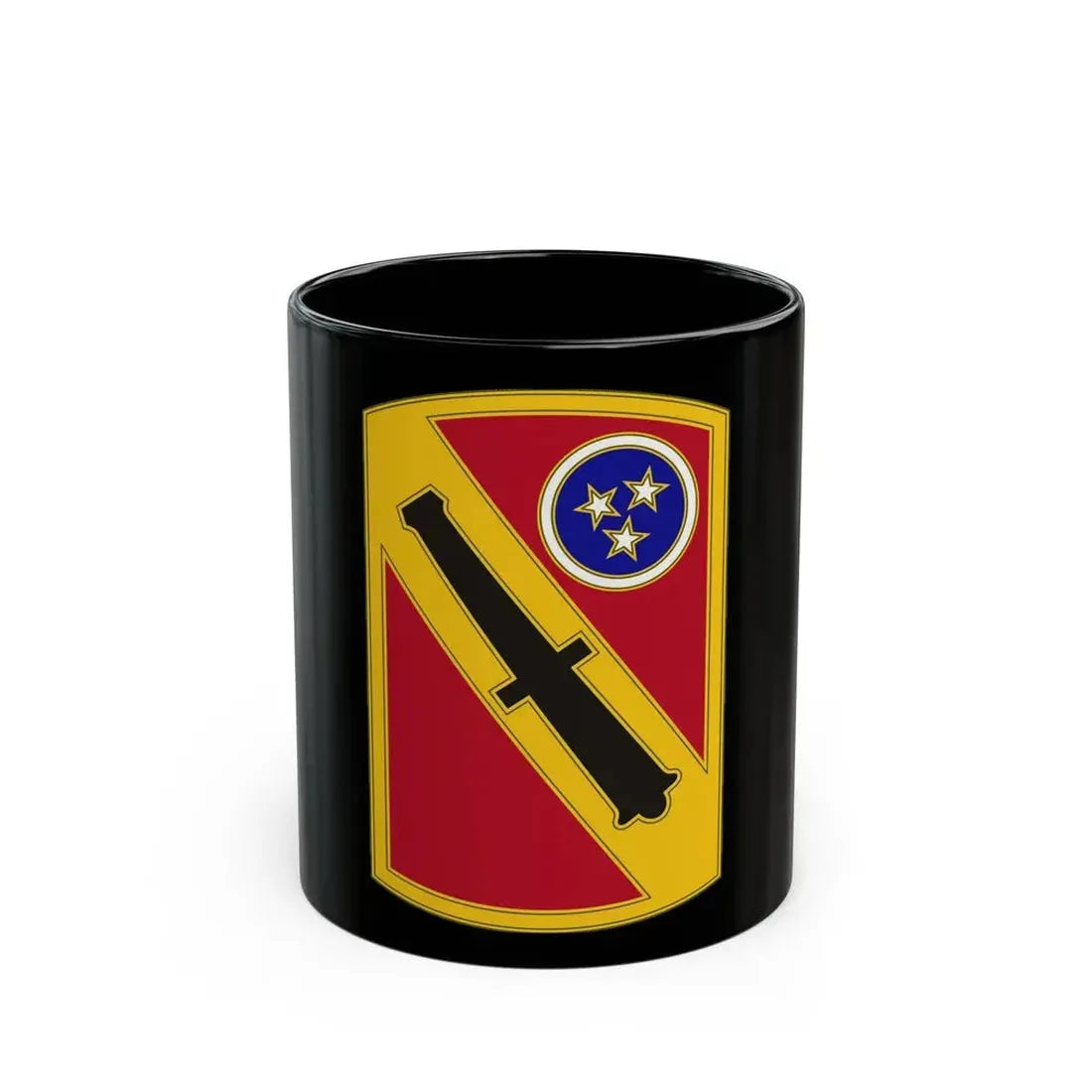 196th Field Artillery Brigade v3 (U.S. Army) Black Coffee Mug 11oz - Go Mug Yourself