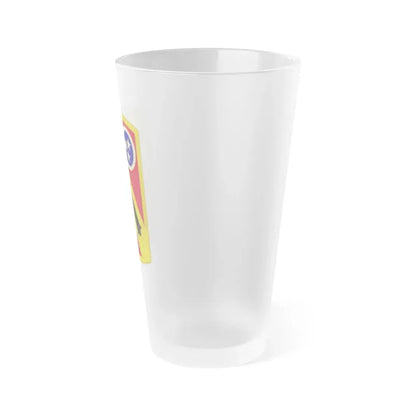 196th Field Artillery Brigade v3 (U.S. Army) Frosted Pint Glass 16oz - Go Mug Yourself