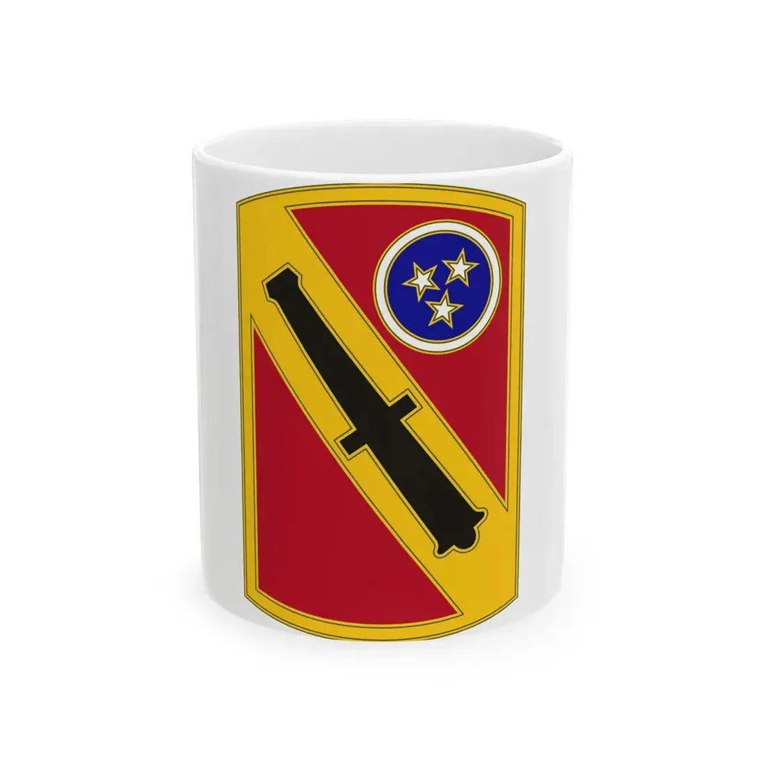 196th Field Artillery Brigade v3 (U.S. Army) White Coffee Mug 11oz - Go Mug Yourself