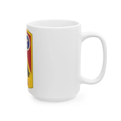 196th Field Artillery Brigade v3 (U.S. Army) White Coffee Mug - Go Mug Yourself