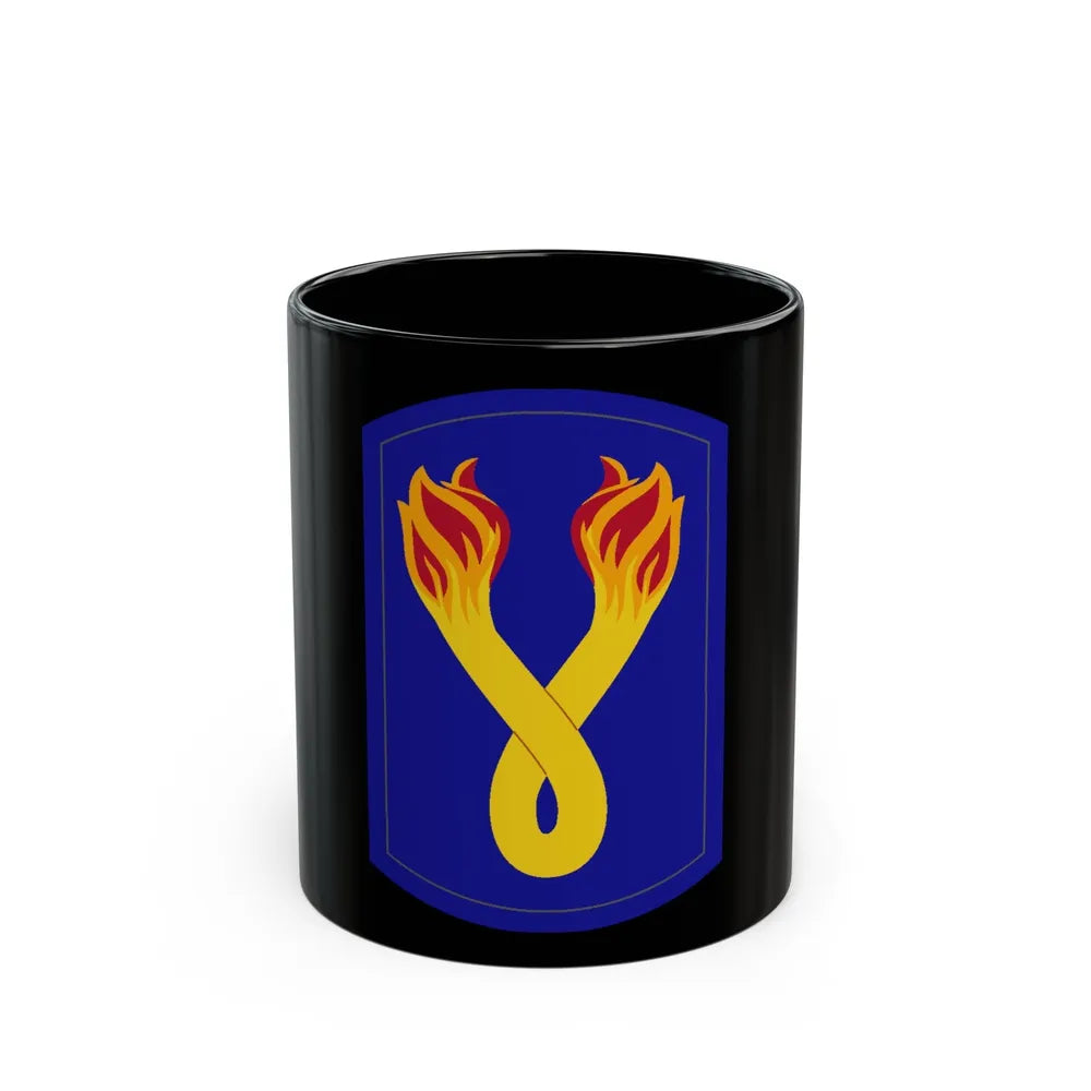 196TH INFANTRY BRIGADE 2 (U.S. Army) Black Coffee Mug-11oz-Go Mug Yourself