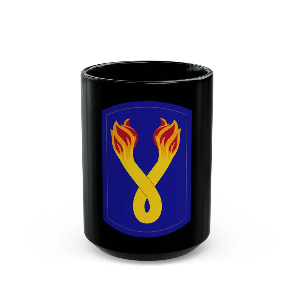 196TH INFANTRY BRIGADE 2 (U.S. Army) Black Coffee Mug-15oz-Go Mug Yourself