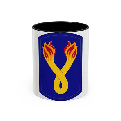 196TH INFANTRY BRIGADE 2 (U.S. Army) Accent Coffee Mug 11oz Black - Go Mug Yourself