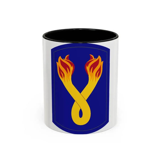 196TH INFANTRY BRIGADE 2 (U.S. Army) Accent Coffee Mug 11oz Black - Go Mug Yourself