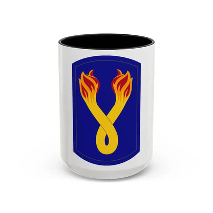 196TH INFANTRY BRIGADE 2 (U.S. Army) Accent Coffee Mug 15oz Black - Go Mug Yourself