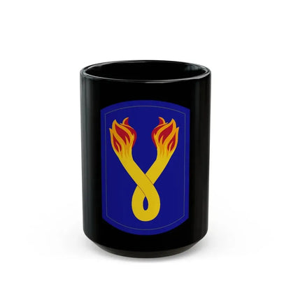 196TH INFANTRY BRIGADE 2 (U.S. Army) Black Coffee Mug 15oz - Go Mug Yourself