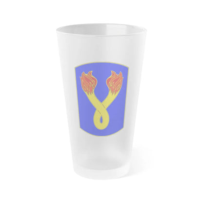 196TH INFANTRY BRIGADE (U.S. Army) Frosted Pint Glass 16oz-Go Mug Yourself