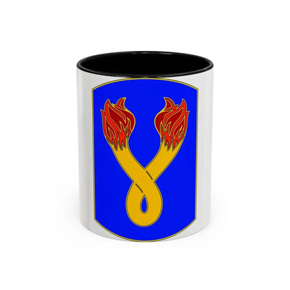 196TH INFANTRY BRIGADE (U.S. Army) Accent Coffee Mug 11oz Black - Go Mug Yourself