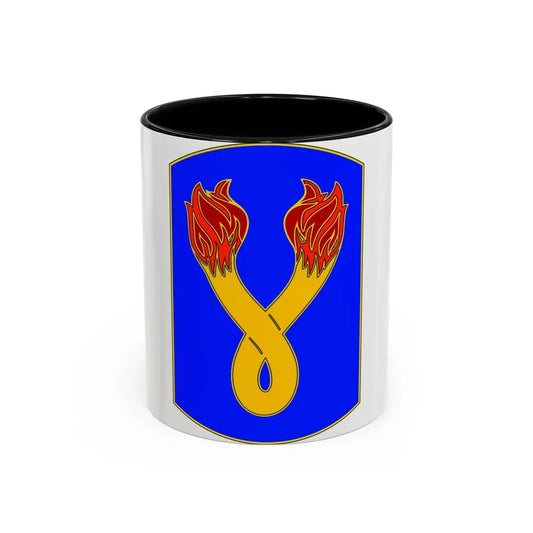 196TH INFANTRY BRIGADE (U.S. Army) Accent Coffee Mug 11oz Black - Go Mug Yourself
