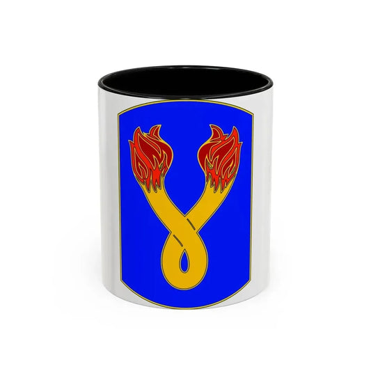 196TH INFANTRY BRIGADE (U.S. Army) Accent Coffee Mug 11oz Black - Go Mug Yourself