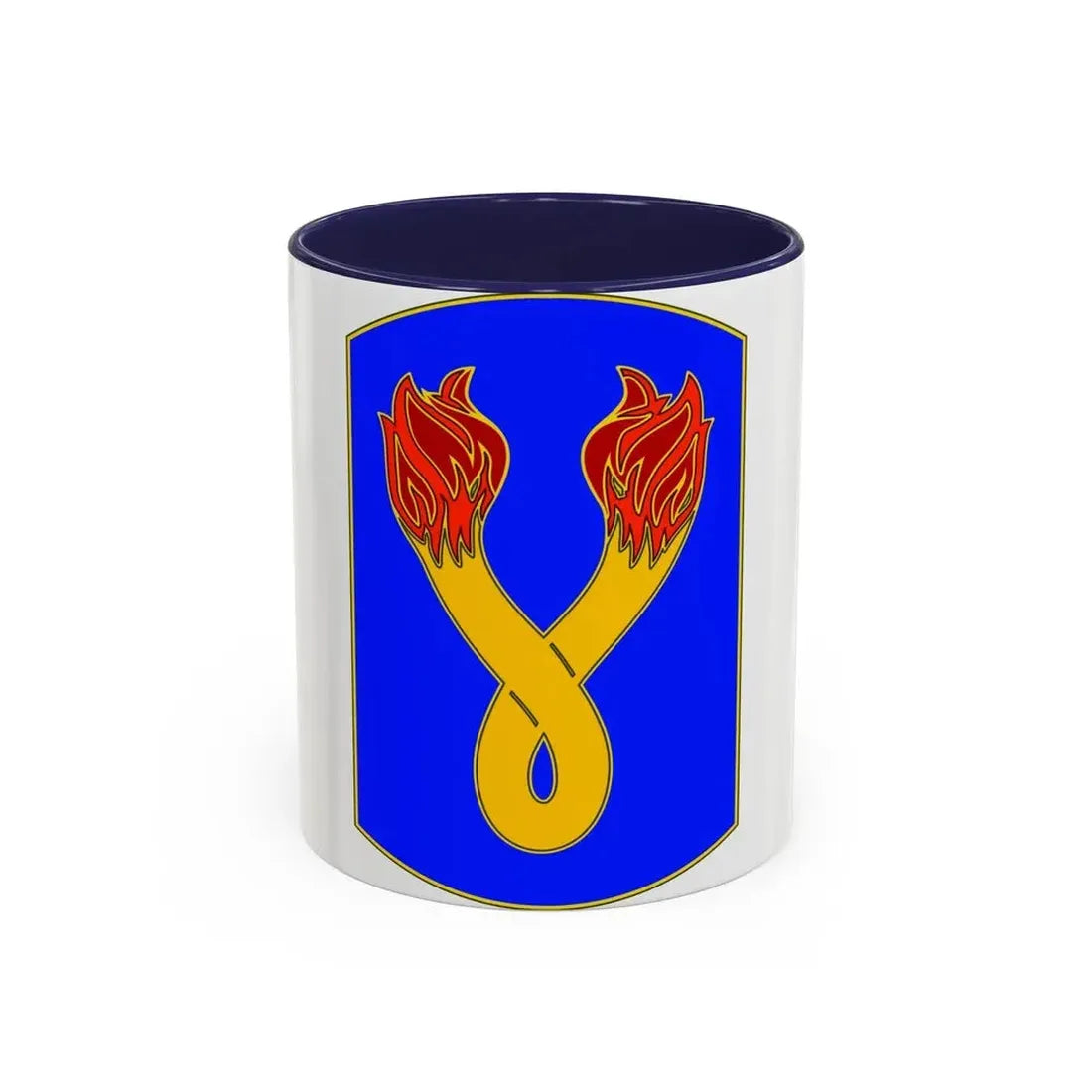 196TH INFANTRY BRIGADE (U.S. Army) Accent Coffee Mug 11oz Navy - Go Mug Yourself