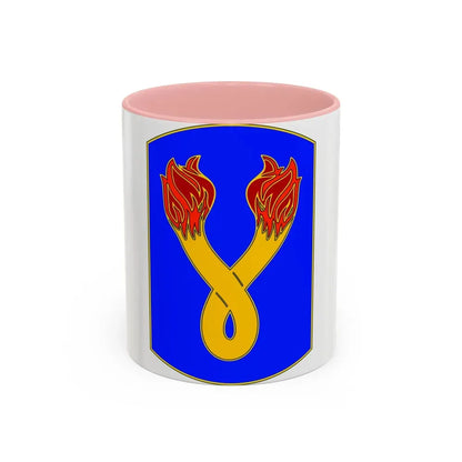 196TH INFANTRY BRIGADE (U.S. Army) Accent Coffee Mug 11oz Pink - Go Mug Yourself