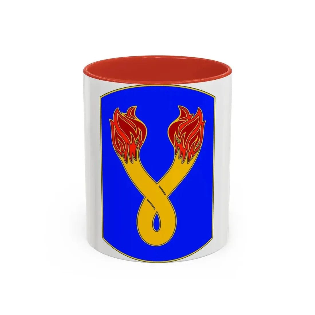 196TH INFANTRY BRIGADE (U.S. Army) Accent Coffee Mug 11oz Red - Go Mug Yourself