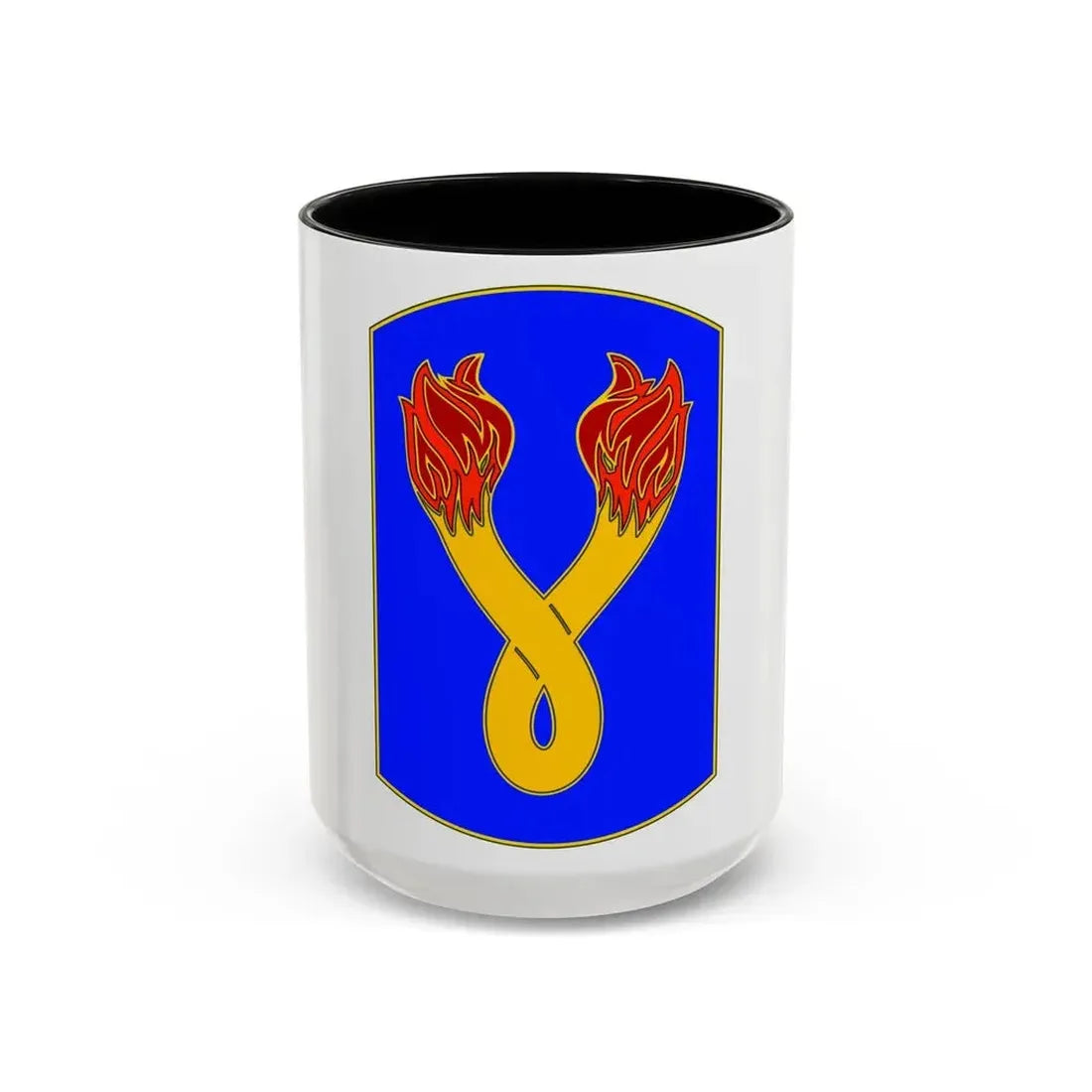 196TH INFANTRY BRIGADE (U.S. Army) Accent Coffee Mug 15oz Black - Go Mug Yourself