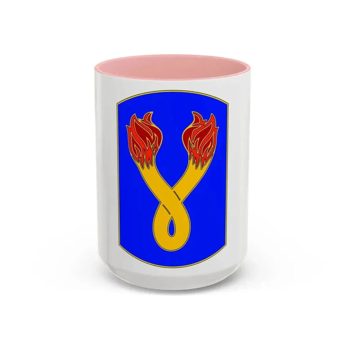 196TH INFANTRY BRIGADE (U.S. Army) Accent Coffee Mug 15oz Pink - Go Mug Yourself