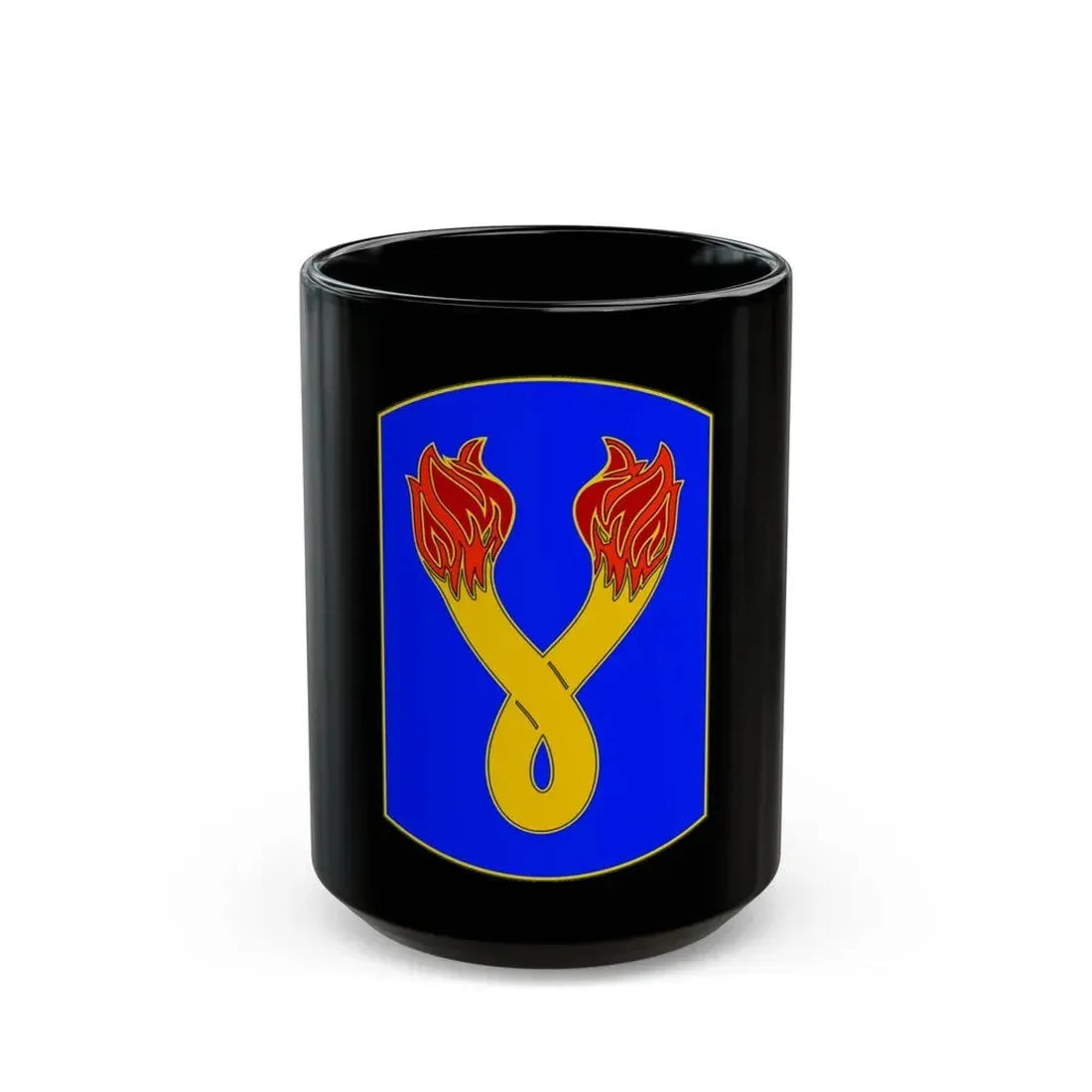 196TH INFANTRY BRIGADE (U.S. Army) Black Coffee Mug 15oz - Go Mug Yourself