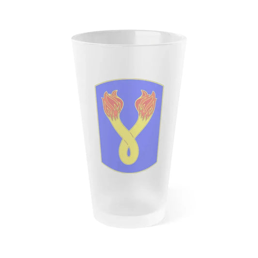 196TH INFANTRY BRIGADE (U.S. Army) Frosted Pint Glass 16oz Default Title - Go Mug Yourself