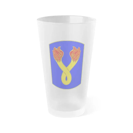 196TH INFANTRY BRIGADE (U.S. Army) Frosted Pint Glass 16oz Default Title - Go Mug Yourself