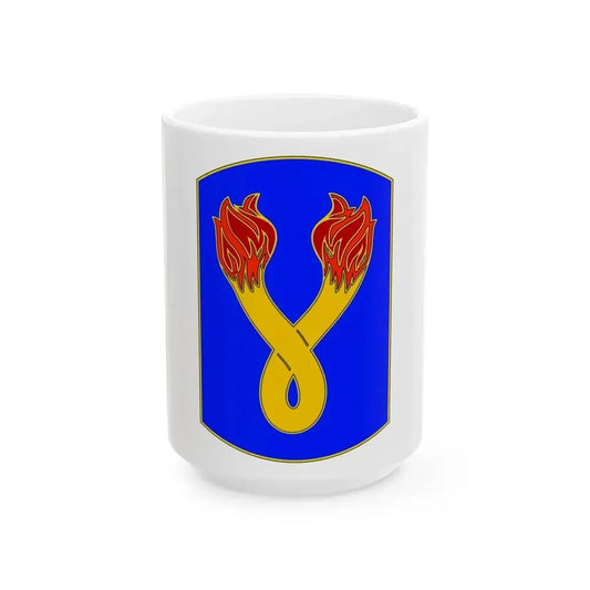 196TH INFANTRY BRIGADE (U.S. Army) White Coffee Mug 15oz - Go Mug Yourself