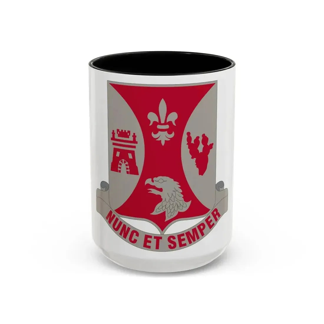 196th Infantry Regiment (U.S. Army) Accent Coffee Mug 15oz Black - Go Mug Yourself