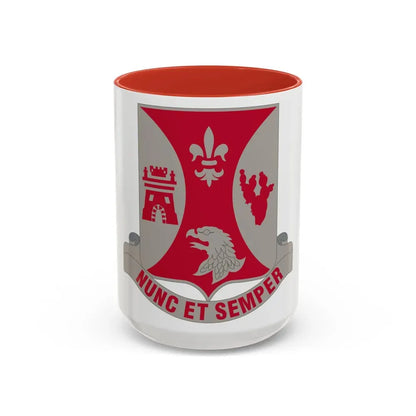 196th Infantry Regiment (U.S. Army) Accent Coffee Mug 15oz Red - Go Mug Yourself