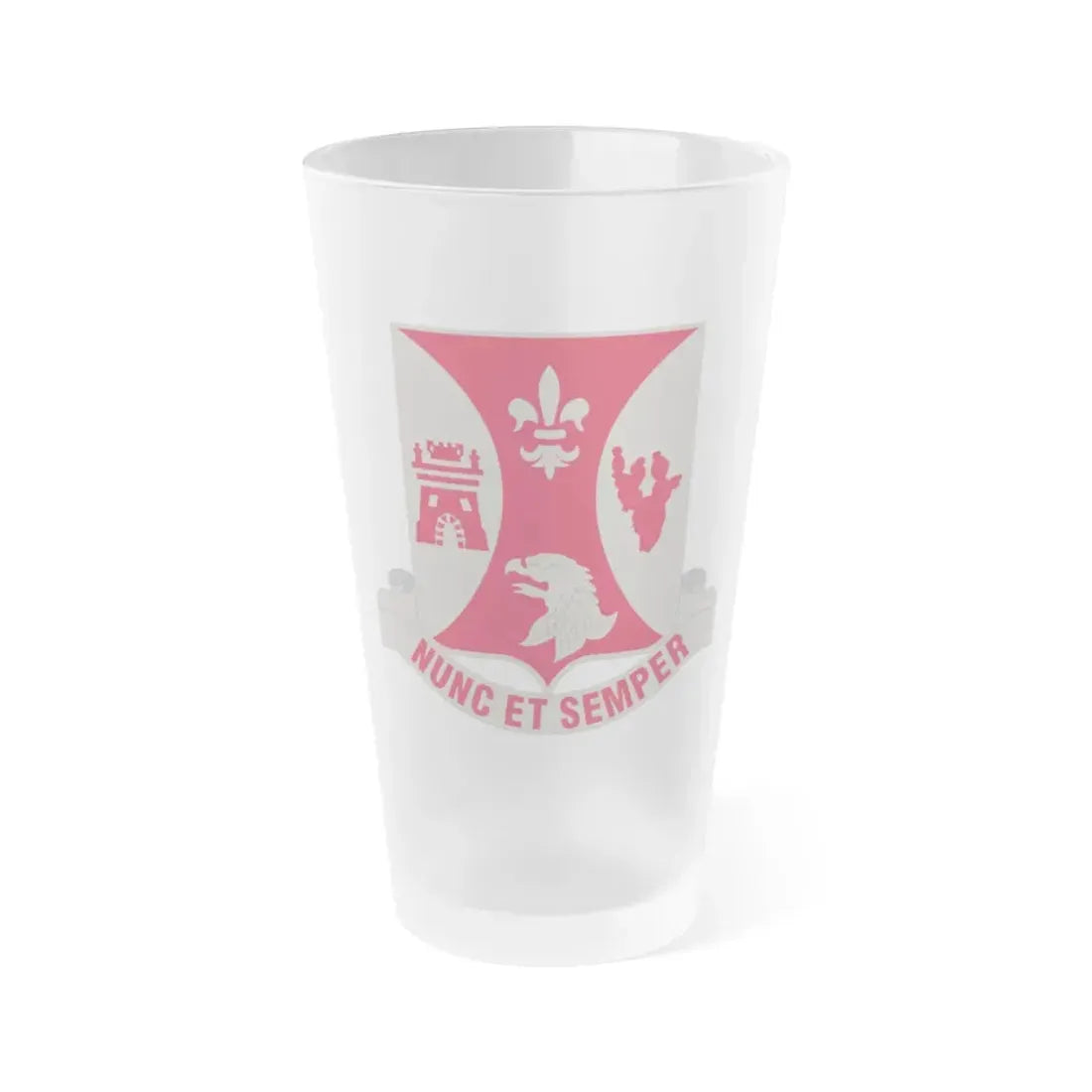 196th Infantry Regiment (U.S. Army) Frosted Pint Glass 16oz Default Title - Go Mug Yourself