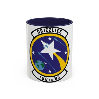 196th Reconnaissance Squadron (U.S. Air Force) Accent Coffee Mug 11oz Navy - Go Mug Yourself
