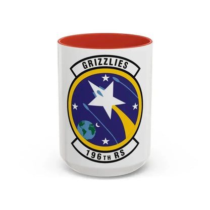 196th Reconnaissance Squadron (U.S. Air Force) Accent Coffee Mug 15oz Red - Go Mug Yourself