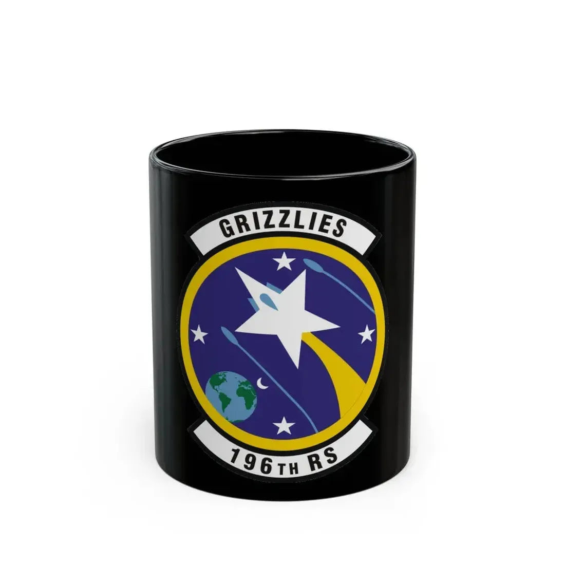 196th Reconnaissance Squadron (U.S. Air Force) Black Coffee Mug 11oz - Go Mug Yourself