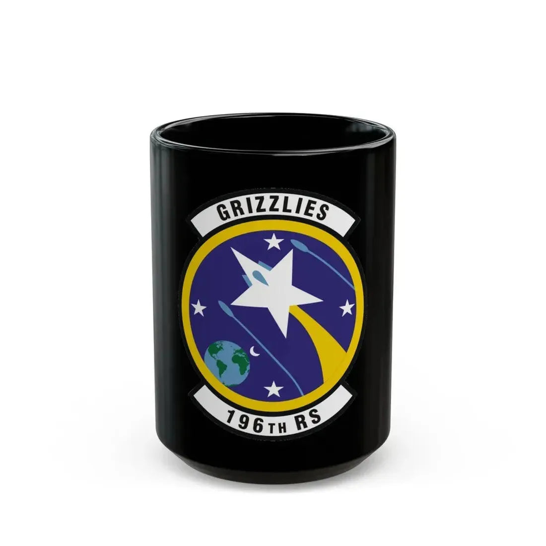 196th Reconnaissance Squadron (U.S. Air Force) Black Coffee Mug 15oz - Go Mug Yourself