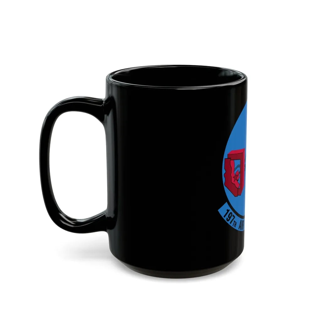 197 Air Refueling Squadron (U.S. Air Force) Black Coffee Mug-Go Mug Yourself