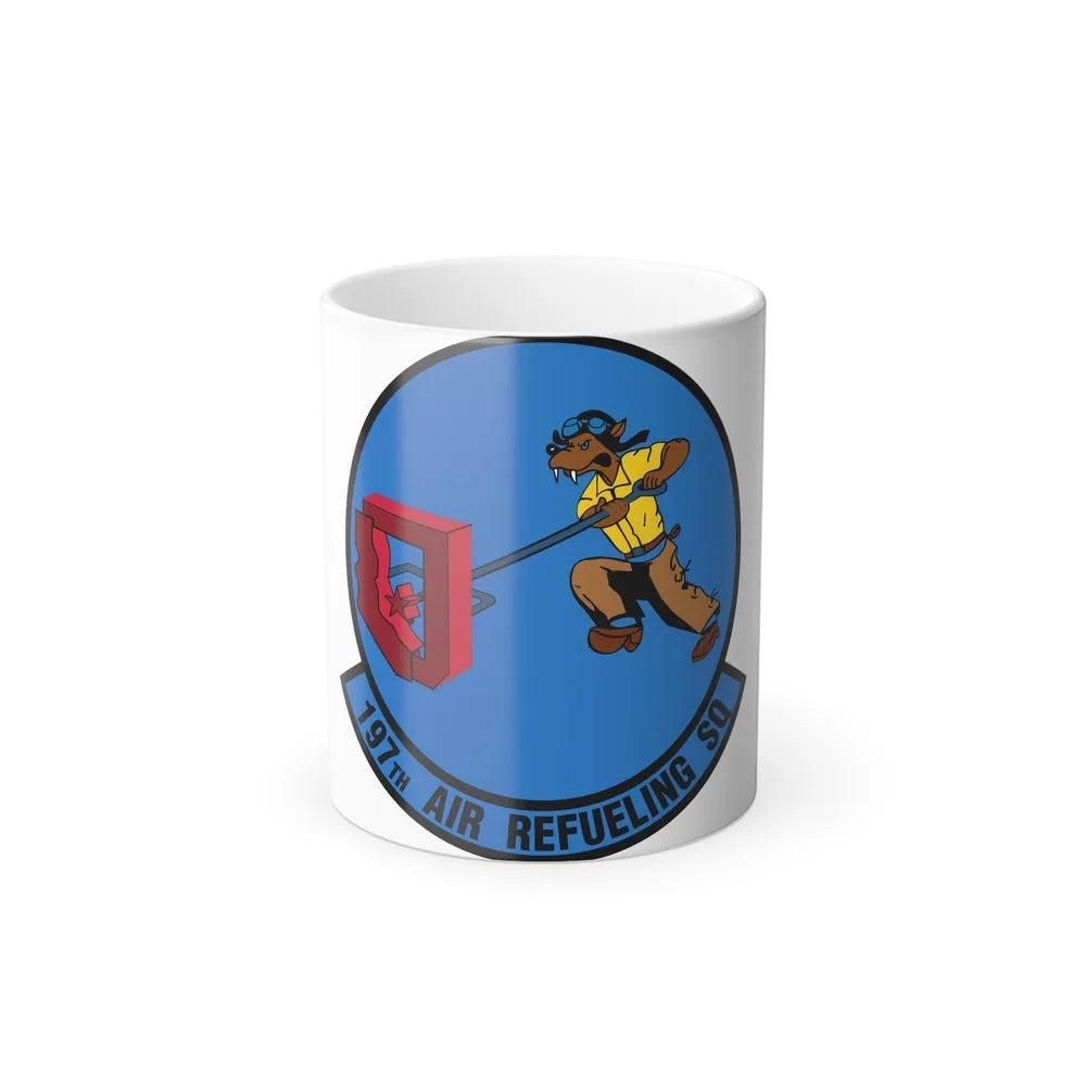 197 Air Refueling Squadron (U.S. Air Force) Color Changing Coffee Mug-11oz-Go Mug Yourself