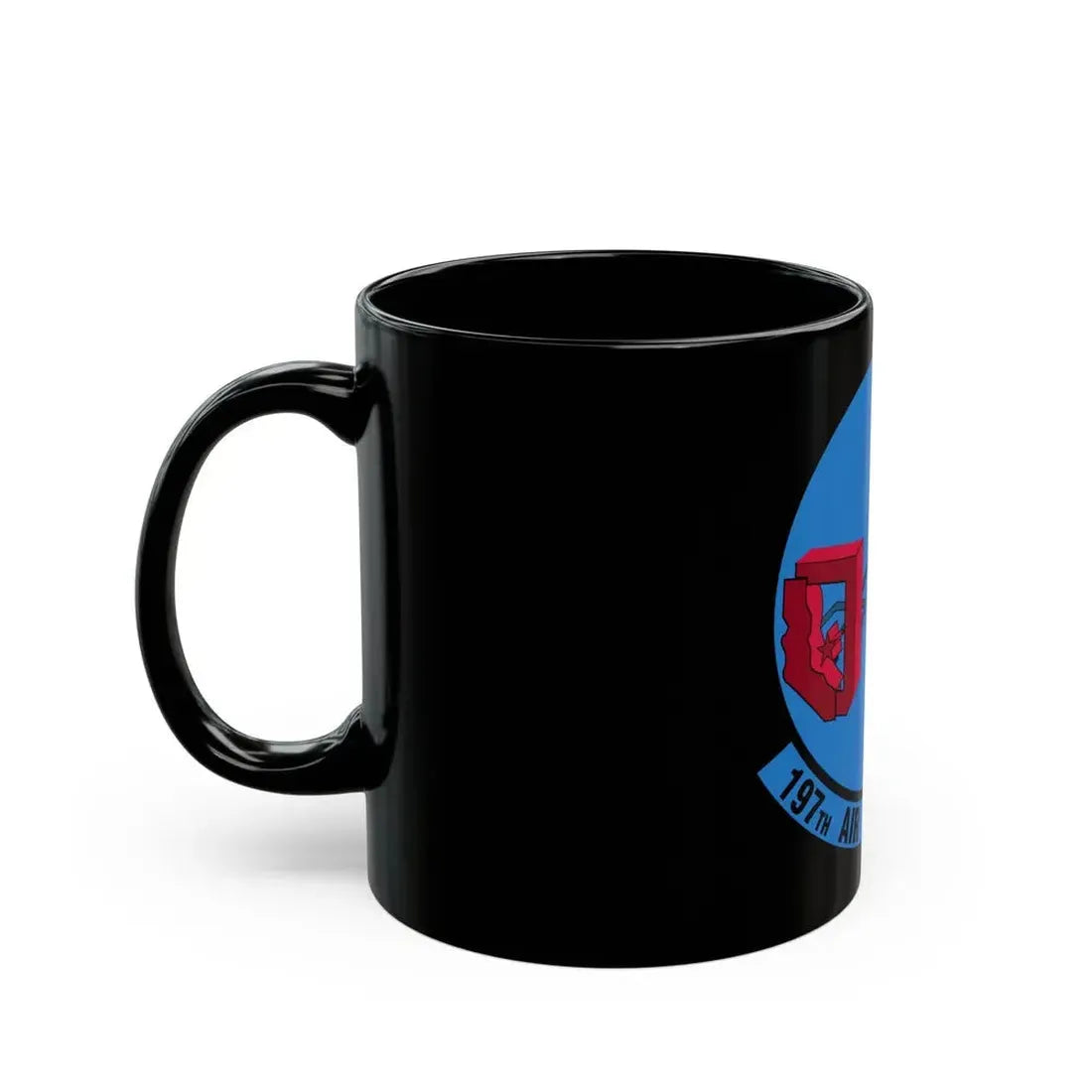 197 Air Refueling Squadron (U.S. Air Force) Black Coffee Mug - Go Mug Yourself