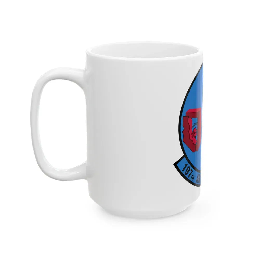 197 Air Refueling Squadron (U.S. Air Force) White Coffee Mug - Go Mug Yourself