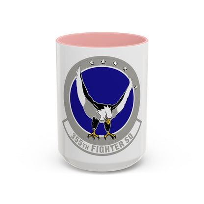 355 Fighter Squadron PACAF (U.S. Air Force) Accent Coffee Mug